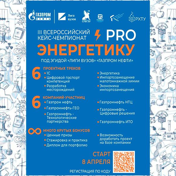 Прими участие в III Всероссийском образовательном кейс-чемпионате «ProЭнергетику»!